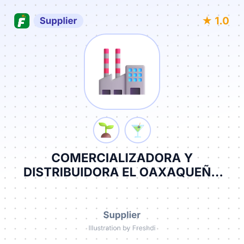 COMERCIALIZADORA Y DISTRIBUIDORA EL OAXAQUEÑO RM SA DE CV – summary card, no photo uploaded yet