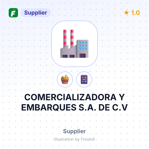 COMERCIALIZADORA Y EMBARQUES S.A. DE C.V – summary card, no photo uploaded yet