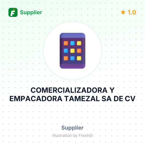 COMERCIALIZADORA Y EMPACADORA TAMEZAL SA DE CV – summary card, no photo uploaded yet