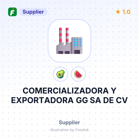 COMERCIALIZADORA Y EXPORTADORA GG SA DE CV – summary card, no photo uploaded yet