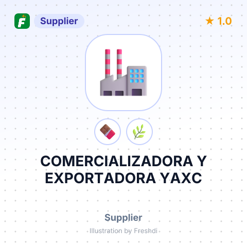 COMERCIALIZADORA Y EXPORTADORA YAXC – summary card, no photo uploaded yet