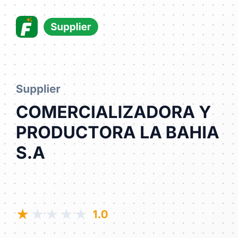 COMERCIALIZADORA Y PRODUCTORA LA BAHIA S.A – summary card, no photo uploaded yet