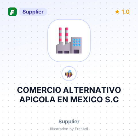COMERCIO ALTERNATIVO APICOLA EN MEXICO S.C – summary card, no photo uploaded yet