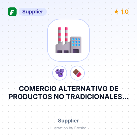 COMERCIO ALTERNATIVO DE PRODUCTOS NO TRADICIONALES Y DESARROLLO EN LATINOAMERICA – summary card, no photo uploaded yet