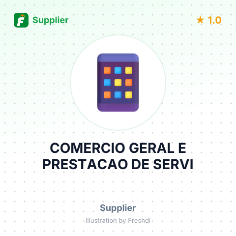 COMERCIO GERAL E PRESTACAO DE SERVI – summary card, no photo uploaded yet