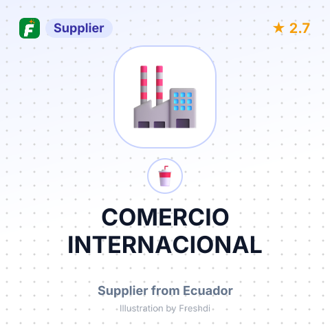 COMERCIO INTERNACIONAL – summary card, no photo uploaded yet