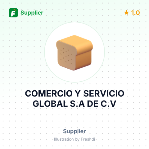 COMERCIO Y SERVICIO GLOBAL S.A DE C.V – summary card, no photo uploaded yet