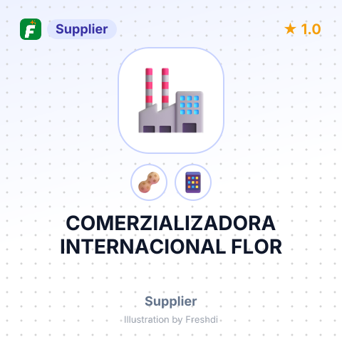 COMERZIALIZADORA INTERNACIONAL FLOR – summary card, no photo uploaded yet