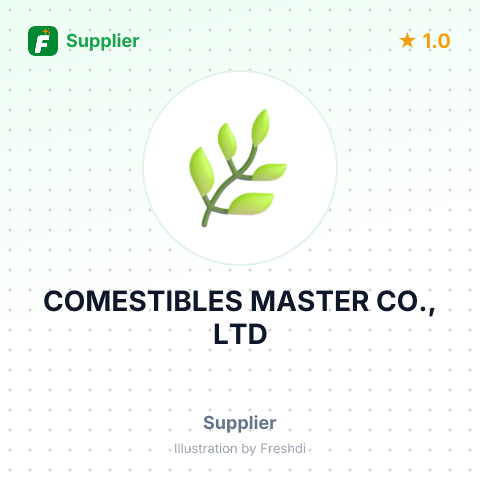 COMESTIBLES MASTER CO., LTD – summary card, no photo uploaded yet