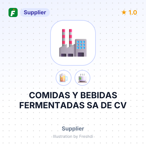 COMIDAS Y BEBIDAS FERMENTADAS SA DE CV – summary card, no photo uploaded yet