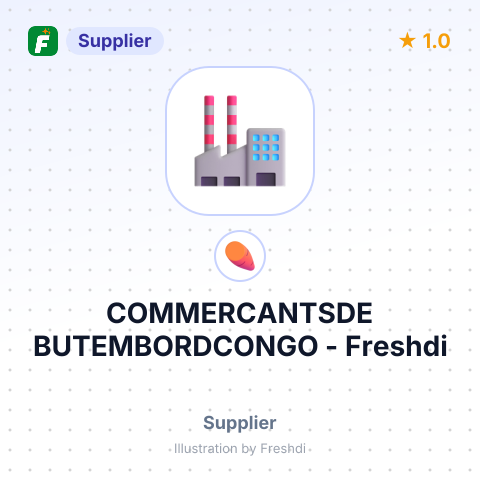 COMMERCANTSDE BUTEMBORDCONGO – summary card, no photo uploaded yet