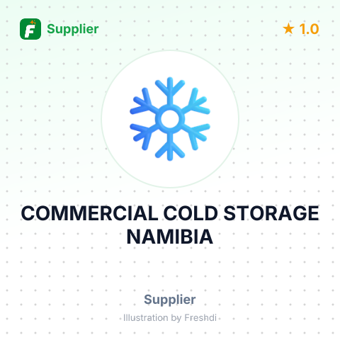 COMMERCIAL COLD STORAGE NAMIBIA – summary card, no photo uploaded yet