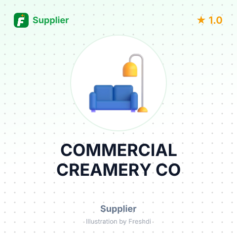 COMMERCIAL CREAMERY CO – summary card, no photo uploaded yet