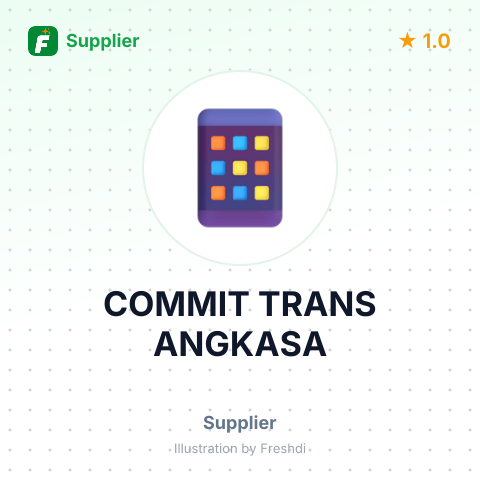 COMMIT TRANS ANGKASA – summary card, no photo uploaded yet