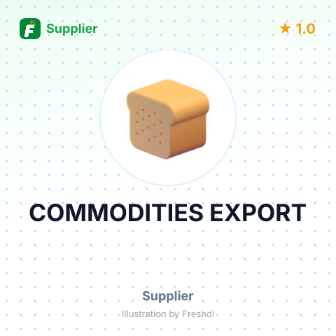 COMMODITIES EXPORT – summary card, no photo uploaded yet