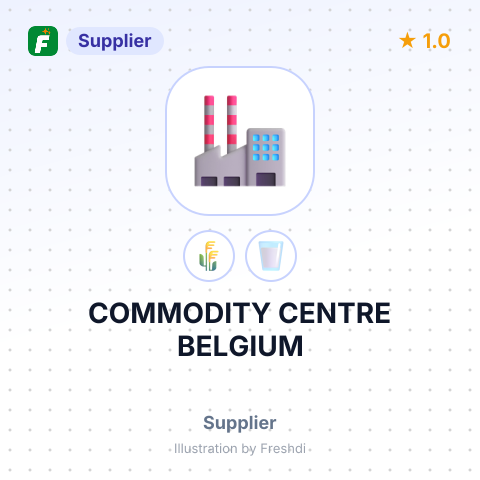 COMMODITY CENTRE BELGIUM – summary card, no photo uploaded yet