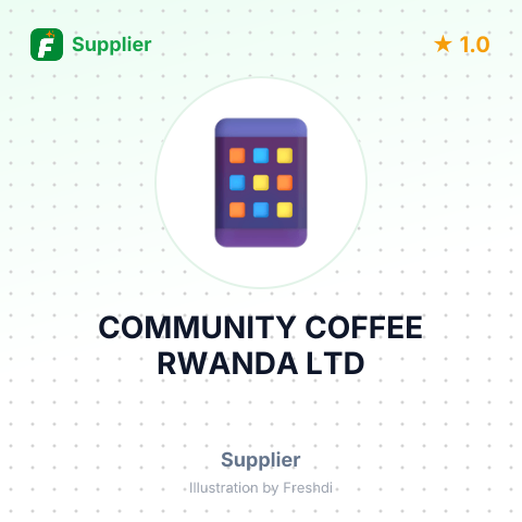 COMMUNITY COFFEE RWANDA LTD – summary card, no photo uploaded yet