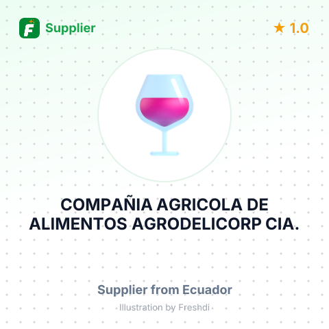 COMPAÑIA AGRICOLA DE ALIMENTOS AGRODELICORP CIA. LTDA. – summary card, no photo uploaded yet