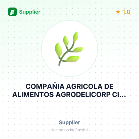COMPAÑIA AGRICOLA DE ALIMENTOS AGRODELICORP CIA. LTDA – summary card, no photo uploaded yet