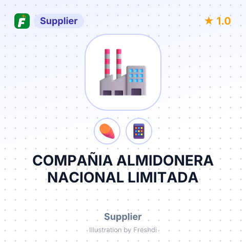 COMPAÑIA ALMIDONERA NACIONAL LIMITADA – summary card, no photo uploaded yet