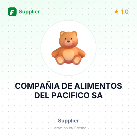 COMPAÑIA DE ALIMENTOS DEL PACIFICO SA – summary card, no photo uploaded yet