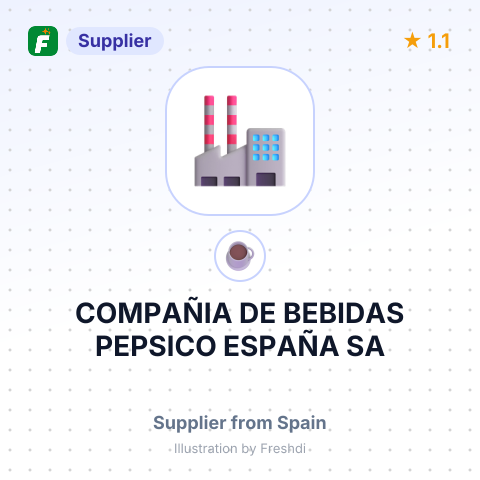 COMPAÑIA DE BEBIDAS PEPSICO ESPAÑA SA – summary card, no photo uploaded yet
