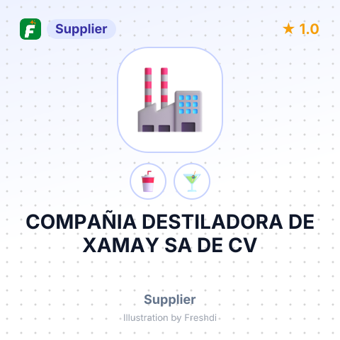 COMPAÑIA DESTILADORA DE XAMAY SA DE CV – summary card, no photo uploaded yet