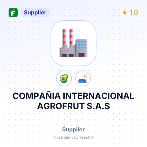 COMPAÑIA INTERNACIONAL AGROFRUT S.A.S – summary card, no photo uploaded yet