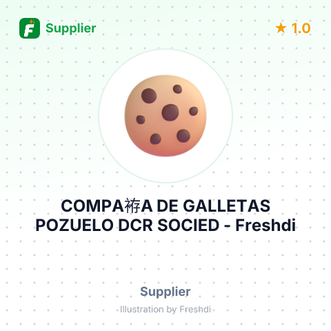 COMPA袸A DE GALLETAS POZUELO DCR SOCIED – summary card, no photo uploaded yet