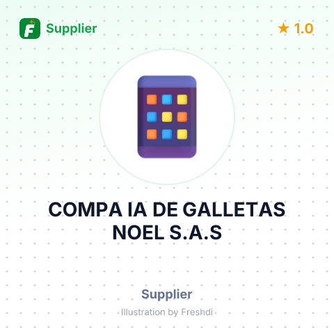 COMPA IA DE GALLETAS NOEL S.A.S – summary card, no photo uploaded yet