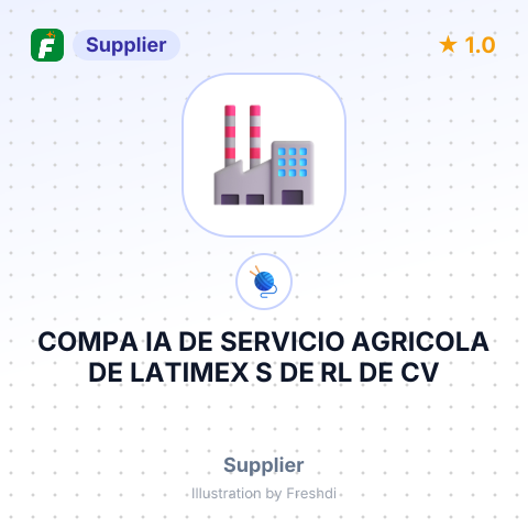 COMPA IA DE SERVICIO AGRICOLA DE LATIMEX S DE RL DE CV – summary card, no photo uploaded yet