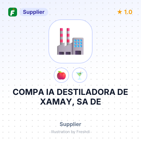 COMPA IA DESTILADORA DE XAMAY, SA DE – summary card, no photo uploaded yet