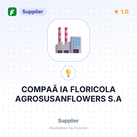 COMPAÃ IA FLORICOLA AGROSUSANFLOWERS S.A – summary card, no photo uploaded yet