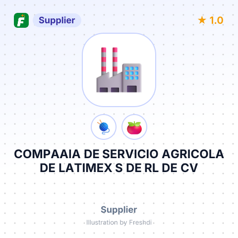 COMPAAIA DE SERVICIO AGRICOLA DE LATIMEX S DE RL DE CV – summary card, no photo uploaded yet