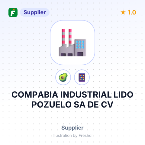 COMPABIA INDUSTRIAL LIDO POZUELO SA DE CV – summary card, no photo uploaded yet