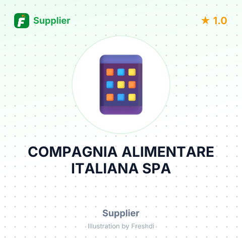 COMPAGNIA ALIMENTARE ITALIANA SPA – summary card, no photo uploaded yet