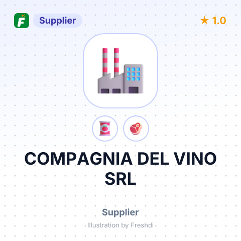 COMPAGNIA DEL VINO SRL – summary card, no photo uploaded yet