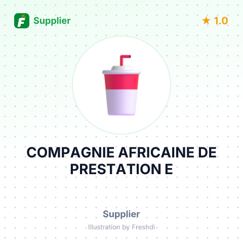COMPAGNIE AFRICAINE DE PRESTATION E – summary card, no photo uploaded yet