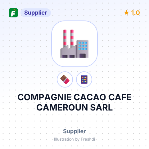COMPAGNIE CACAO CAFE CAMEROUN SARL – summary card, no photo uploaded yet