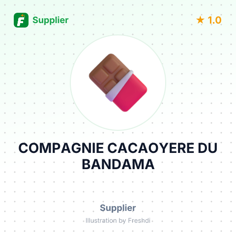 COMPAGNIE CACAOYERE DU BANDAMA – summary card, no photo uploaded yet