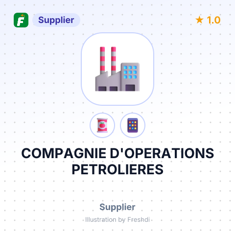 COMPAGNIE D'OPERATIONS PETROLIERES – summary card, no photo uploaded yet