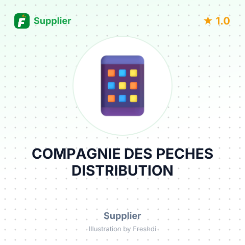 COMPAGNIE DES PECHES DISTRIBUTION – summary card, no photo uploaded yet