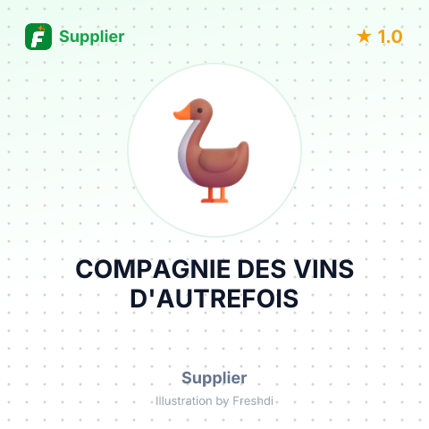COMPAGNIE DES VINS D'AUTREFOIS – summary card, no photo uploaded yet