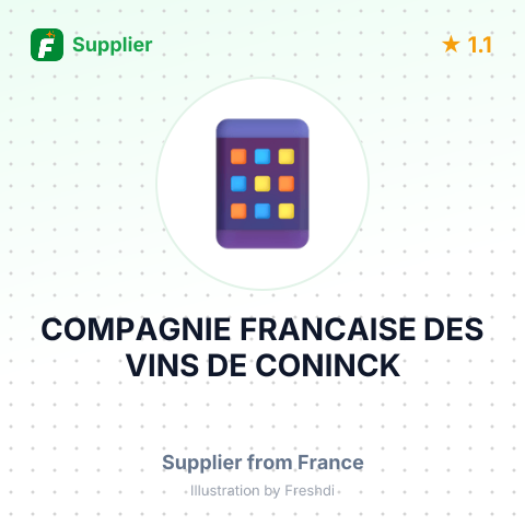 COMPAGNIE FRANCAISE DES VINS DE CONINCK – summary card, no photo uploaded yet