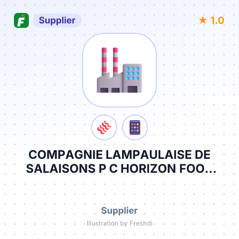 COMPAGNIE LAMPAULAISE DE SALAISONS P C HORIZON FOOD DISTRIBUTION PTE – summary card, no photo uploaded yet