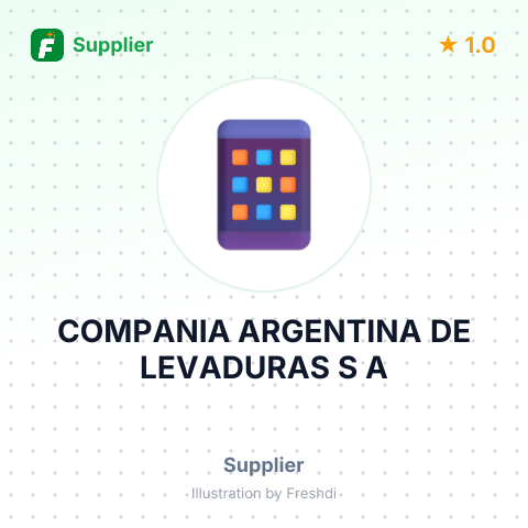 COMPANIA ARGENTINA DE LEVADURAS S A – summary card, no photo uploaded yet