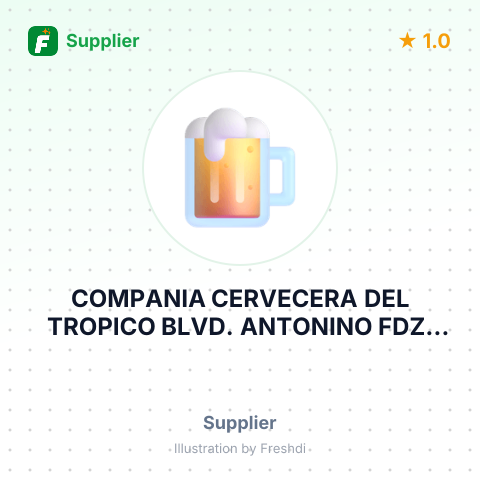 COMPANIA CERVECERA DEL TROPICO BLVD. ANTONINO FDZ. RODRIGUEZ – summary card, no photo uploaded yet