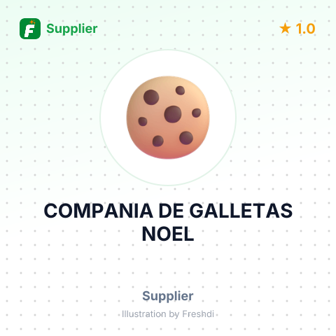 COMPANIA DE GALLETAS NOEL – summary card, no photo uploaded yet