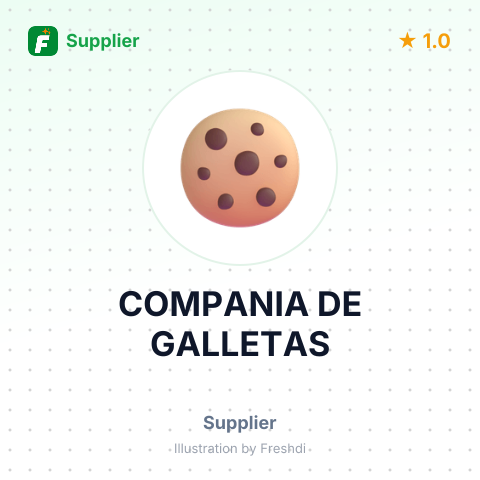 COMPANIA DE GALLETAS – summary card, no photo uploaded yet