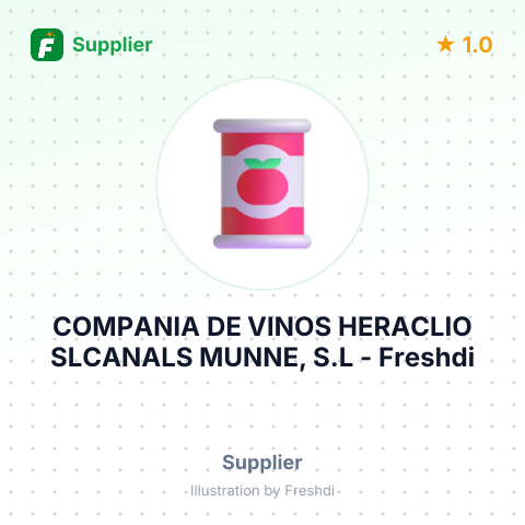 COMPANIA DE VINOS HERACLIO SLCANALS MUNNE, S.L – summary card, no photo uploaded yet